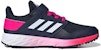 (JR) adidas FortaFaito EL J 'Navy Pink' Kanak-Kanak Navy Pink G27382
