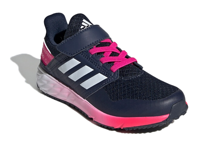 Lookbook 兒童 adidas Fortafaito El K 藍粉色