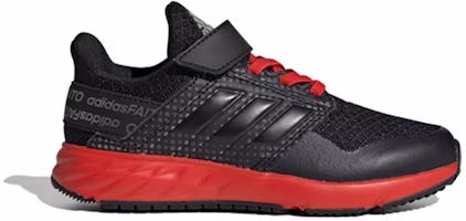 (Youth) adidas FortaFaito EL K 'Black Red' EE7307 (Youth) adidas FortaFaito EL K 'Black Red' EE7307