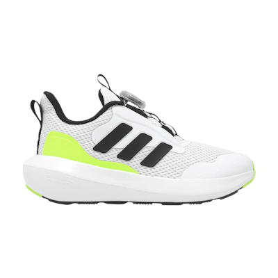 (Youth) adidas FortaRun 3.0 BOA K 'White Black Lucid Lemon'