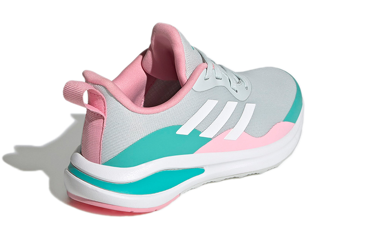 (Youth) adidas FortaRun Lace J 'Grey Blue Pink' 圖 4