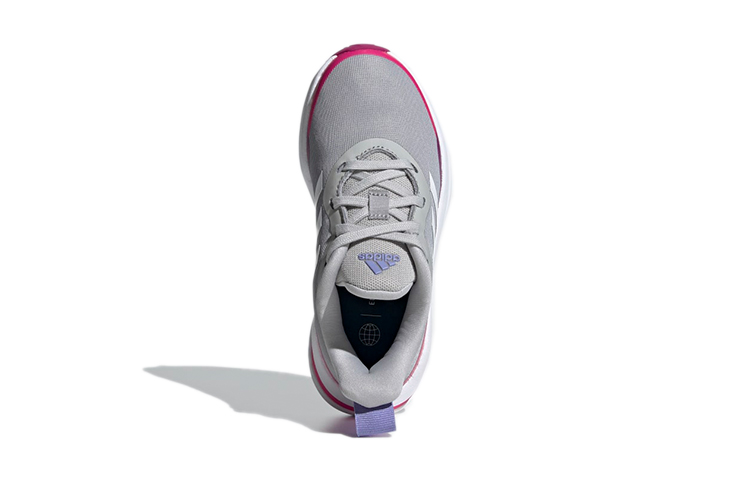 (Youth) adidas FortaRun Lace J 'Grey Shock Pink' 圖 5