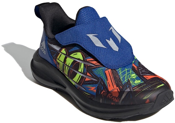 (Youth) adidas Fortarun Messi Ac Black/Blue FV2647 Lookbook (Youth) adidas Fortarun Messi Ac Black/Blue FV2647
