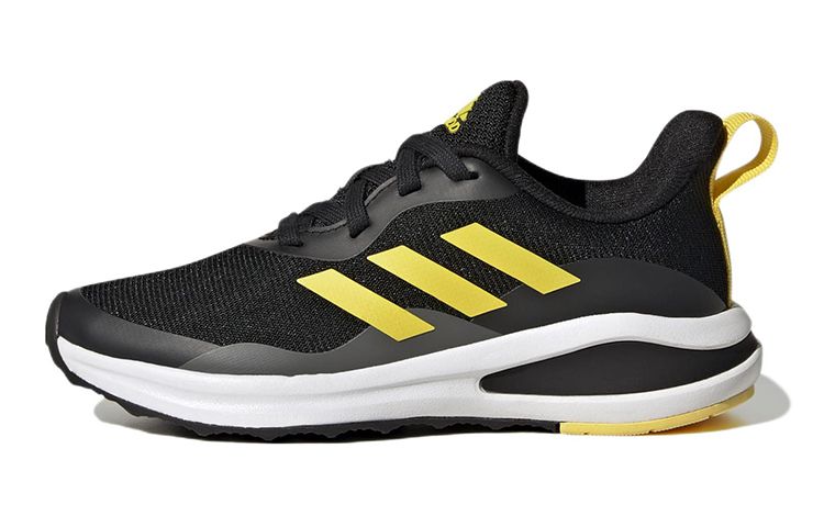 (Youth) adidas Fortarun Sport Running J 'Black Yellow'