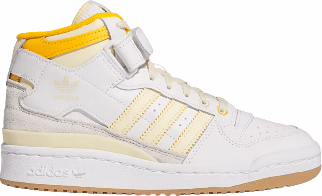 大童 adidas Originals FORUM 防滑耐磨 中幫 兒童板鞋 白黃 Buy 大童 adidas Originals FORUM 防滑耐磨 中幫 兒童板鞋 白黃