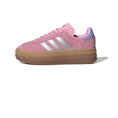 (Youth) adidas Gazelle Bold J 'True Pink Silver Purple'