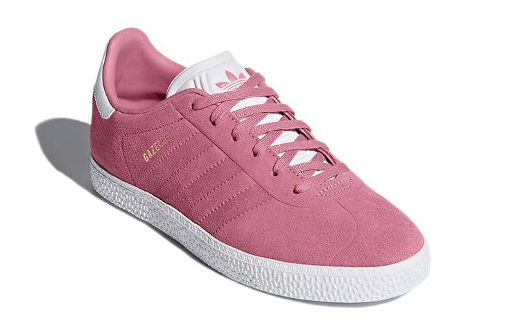 Lookbook (JR) adidas Gazelle J 'Chalk Pink' Kasut Wanita Merah Jambu Pastel CQ2882