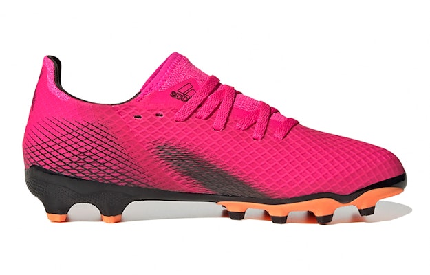 大童 adidas Ghosted.3 MG 耐磨抗衝擊 中筒低筒足球鞋 粉黑 Order 大童 adidas Ghosted.3 MG 耐磨抗衝擊 中筒低筒足球鞋 粉黑