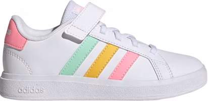 (Youth) adidas Grand Court 2.0 'White Multi-Color' HP8913 (Youth) adidas Grand Court 2.0 'White Multi-Color' HP8913