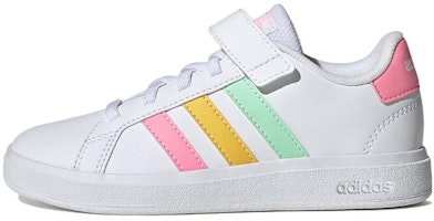 (Youth) adidas Grand Court 2.0 'White Multi-Color' HP8913 (Youth) adidas Grand Court 2.0 'White Multi-Color' HP8913