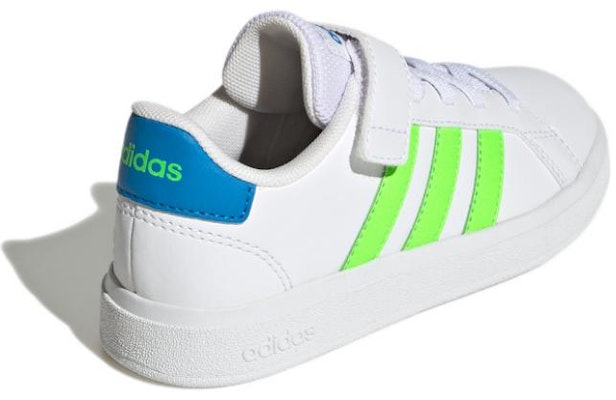 (Youth) adidas Grand Court 2.0 Elastic Lace 'White Solar Green' GW6515 Shop (Youth) adidas Grand Court 2.0 Elastic Lace 'White Solar Green' GW6515