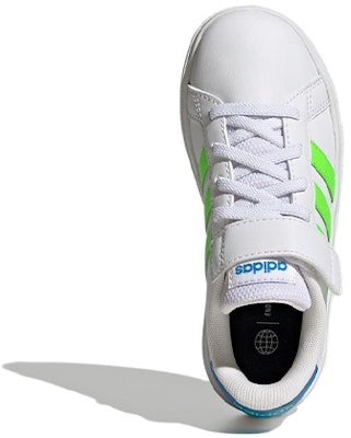 (Youth) adidas Grand Court 2.0 Elastic Lace 'White Solar Green' GW6515 Purchase (Youth) adidas Grand Court 2.0 Elastic Lace 'White Solar Green' GW6515