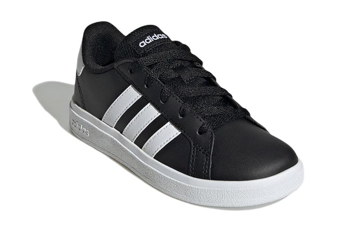 Lookbook (JR) アディダス グランドコート 2.0 J (黒/白) GW6503