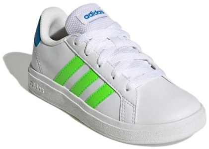 (JR) adidas Grand Court 2.0 Kasut Tenis Gaya Hidup 'Putih Solar Hijau' GW6505 Lookbook (JR) adidas Grand Court 2.0 Kasut Tenis Gaya Hidup 'Putih Solar Hijau' GW6505