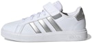 Buy (JR) adidas Grand Court 2.0 Kanak 'Putih Metallic Perak' GW6516