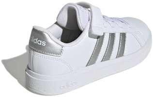 (JR) アディダス グランドコート 2.0 (キッズ) ホワイト/マットシルバー GW6516 Shop (JR) アディダス グランドコート 2.0 (キッズ) ホワイト/マットシルバー GW6516