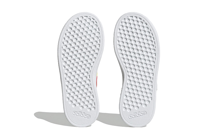 (Youth) adidas Grand Court 2 'White Red Yellow' 圖 6