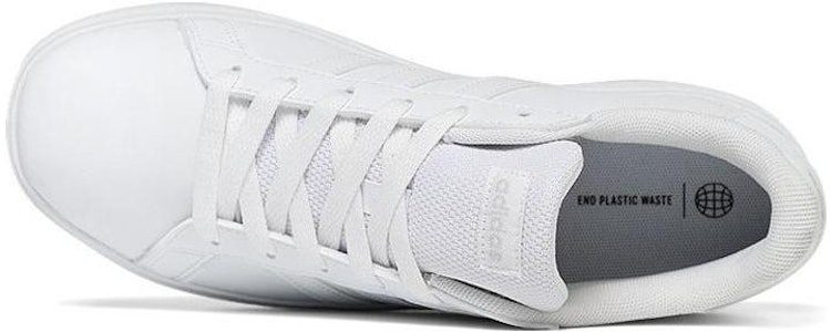 (JR) adidas Grand Court Base 2.0 'Cloud White' Putih Awan FZ6158 Shop (JR) adidas Grand Court Base 2.0 'Cloud White' Putih Awan FZ6158