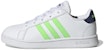 (JR) Kas mesa adidas Grand Court Base 'Putih Awan Hijau Solar' GX5743