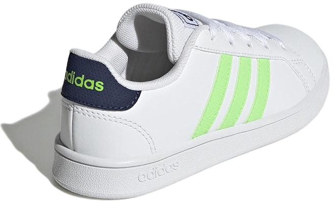 (JR) Zapatillas adidas Grand Court Base 'Blanco Nube Verde Solar' GX5743 Shop (JR) Zapatillas adidas Grand Court Base 'Blanco Nube Verde Solar' GX5743