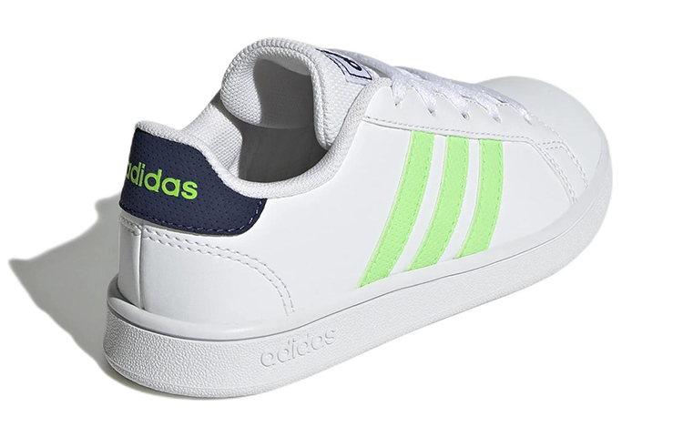 Shop (JR) adidas Grand Court Base ''Blanc Nube Vert Solaire'' GX5743