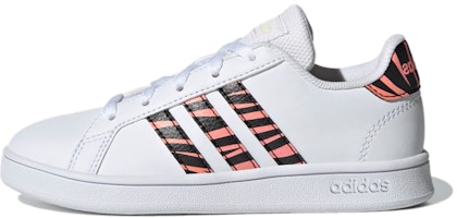 (Youth) adidas Grand Court J 'Tiger Stripes' GZ1067 (Youth) adidas Grand Court J 'Tiger Stripes' GZ1067