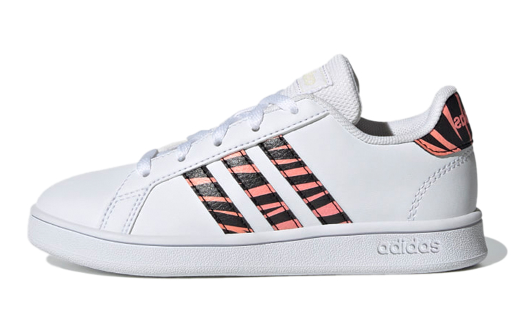 (Youth) adidas Grand Court J 'Tiger Stripes' GZ1067