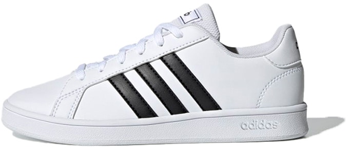 youth-adidas-grand-court-j-white-black-ef-0103