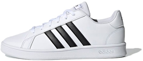 (Youth) adidas Grand Court J 'White Black' EF0103 (Youth) adidas Grand Court J 'White Black' EF0103
