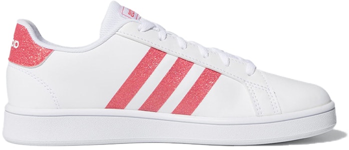 (JR) adidas Grand Court J 'Putih Merah Muda Asli' EG5136 Order (JR) adidas Grand Court J 'Putih Merah Muda Asli' EG5136