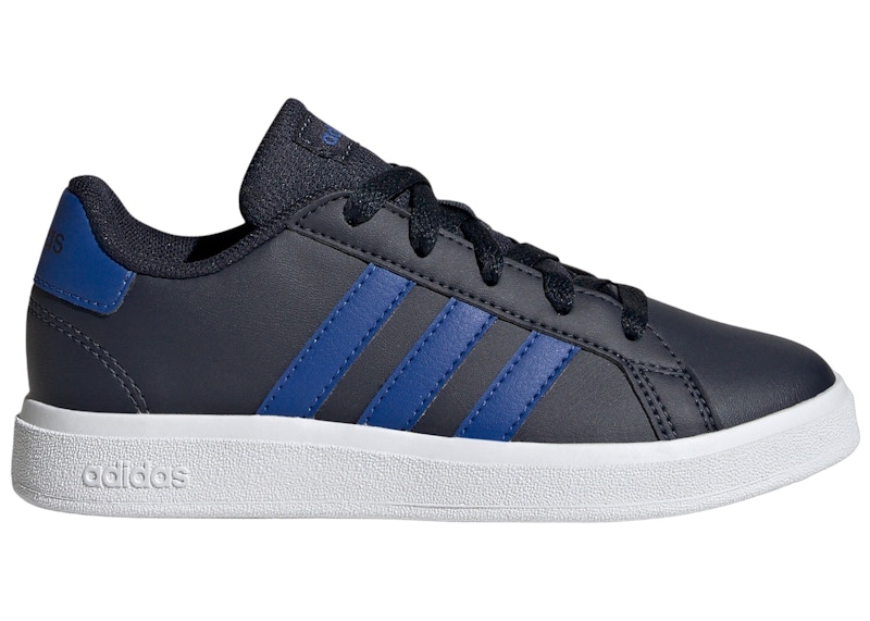 (Youth) adidas Grand Court Lace-Up J 'Legend Ink Royal Blue' IG4827