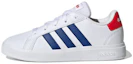 Buy (JR) adidas Grand Court Baskets Tennis Blanc Bleu Rouge Lifestyle Lace-Up. GW6504