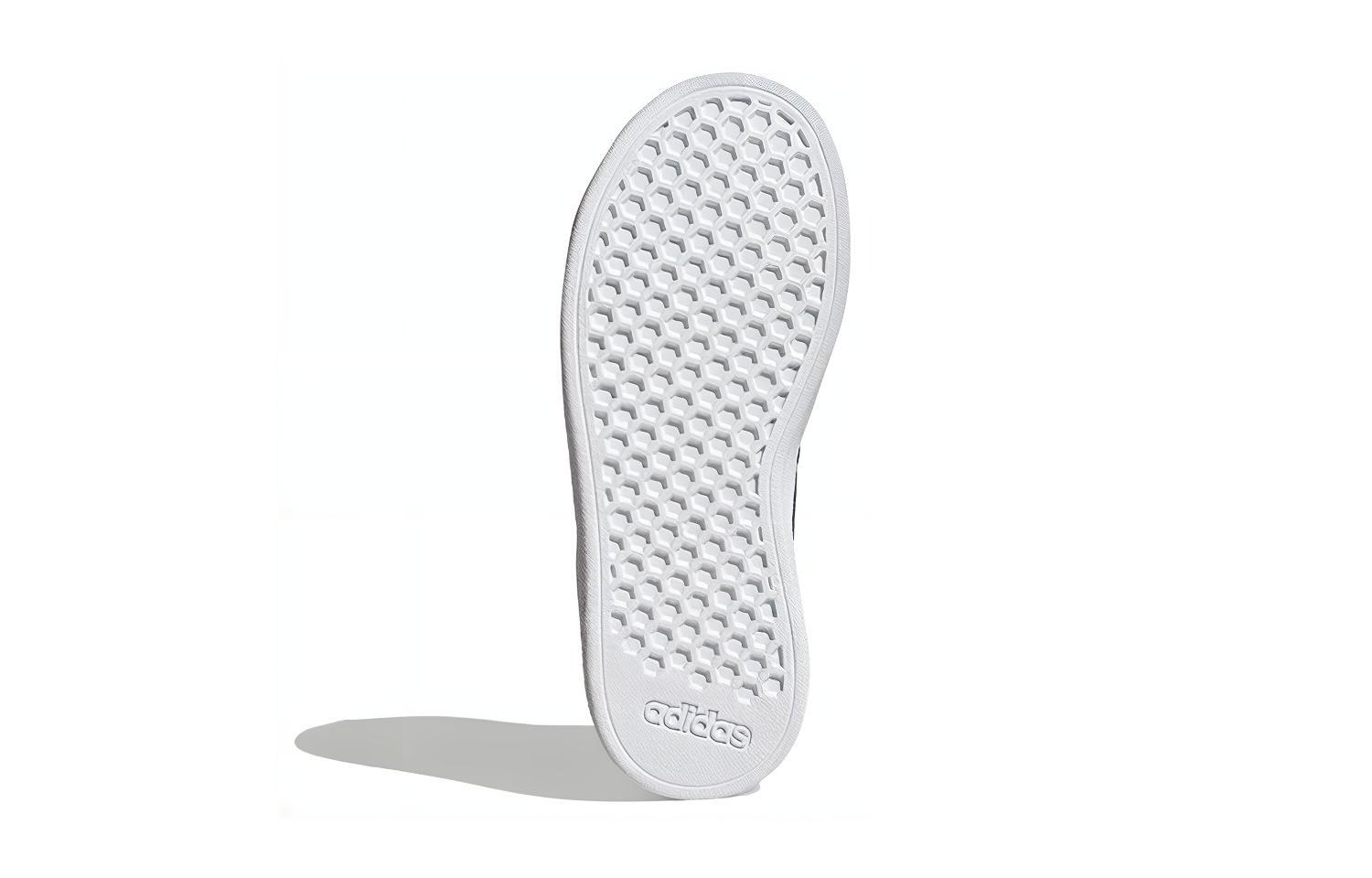 Details for (JR) adidas Grand Court Baskets Tennis Blanc Bleu Rouge Lifestyle Lace-Up. GW6504
