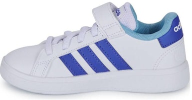 (Youth) adidas Grand Court Strap 'White Lucid Blue' HP8915 (Youth) adidas Grand Court Strap 'White Lucid Blue' HP8915