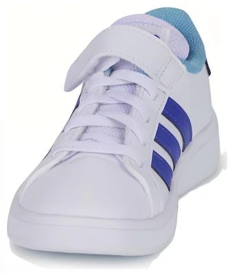 (JR) adidas Grand Court Strap 'Putih Biru Lucid' HP8915 Lookbook (JR) adidas Grand Court Strap 'Putih Biru Lucid' HP8915