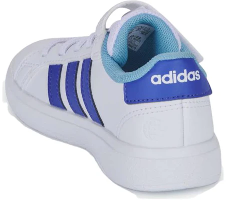 (JR) adidas Grand Court Strap 'Putih Biru Lucid' HP8915 Purchase (JR) adidas Grand Court Strap 'Putih Biru Lucid' HP8915