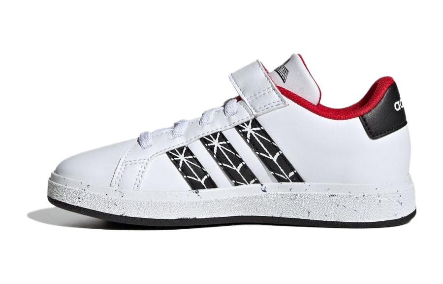 (Youth) adidas Grand Court x Marvel 'Spider-Man - Black White' IG7168