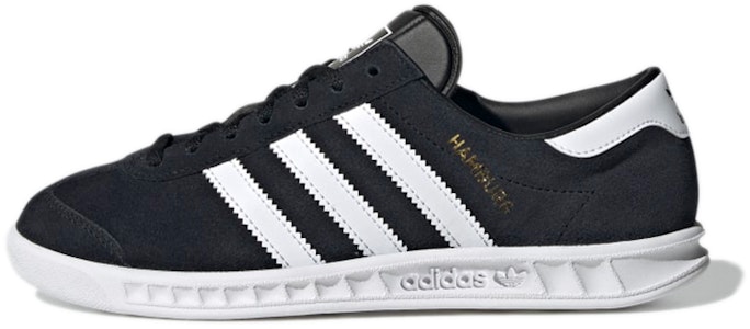 (JR) アディダス ハンブルクJ 黒白 (Adidas Hanburuku J Kuro Shiro) H06605 Buy (JR) アディダス ハンブルクJ 黒白 (Adidas Hanburuku J Kuro Shiro) H06605
