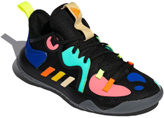 (Youth) adidas Harden Stepback 2 J 'Multi' FZ1546 Lookbook (Youth) adidas Harden Stepback 2 J 'Multi' FZ1546