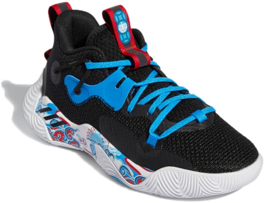 (JR) adidas Harden Stepback 3 'Hitam Scarlet' GY8642 Lookbook (JR) adidas Harden Stepback 3 'Hitam Scarlet' GY8642