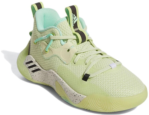 大童 adidas Harden Stepback 3 J 耐磨防滑實戰籃球鞋 淺綠色 Lookbook 大童 adidas Harden Stepback 3 J 耐磨防滑實戰籃球鞋 淺綠色