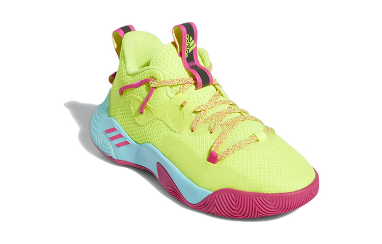 Lookbook (JR) adidas Harden Stepback 3 Junior 'Kuning Pendarfluor' GY8644