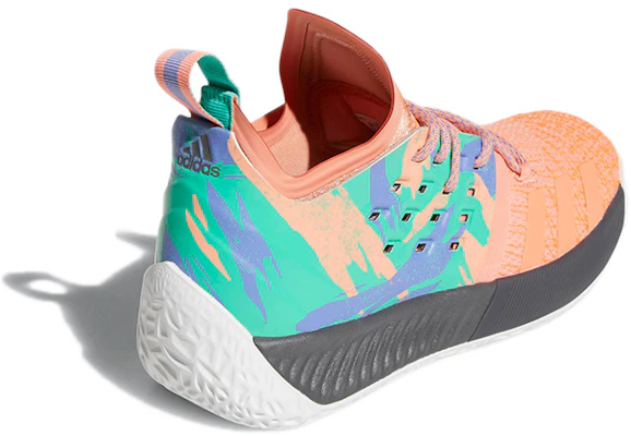 大童 adidas Harden Vol.2 J 哈登 耐磨防滑 中幫 實戰籃球鞋 粉色 Shop 大童 adidas Harden Vol.2 J 哈登 耐磨防滑 中幫 實戰籃球鞋 粉色