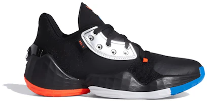 Order 大童 adidas Harden Vol. 4 J 防滑減震耐磨 低筒 籃球鞋 黑橙