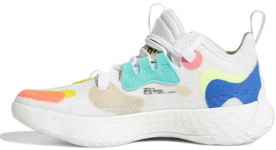 大童 adidas Harden Vol.5 J 低筒 籃球鞋 白橙 Buy 大童 adidas Harden Vol.5 J 低筒 籃球鞋 白橙