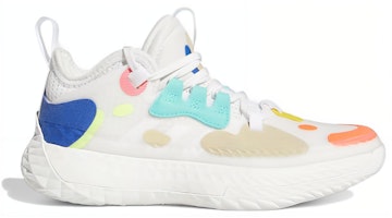 大童 adidas Harden Vol.5 J 低筒 籃球鞋 白橙 Order 大童 adidas Harden Vol.5 J 低筒 籃球鞋 白橙