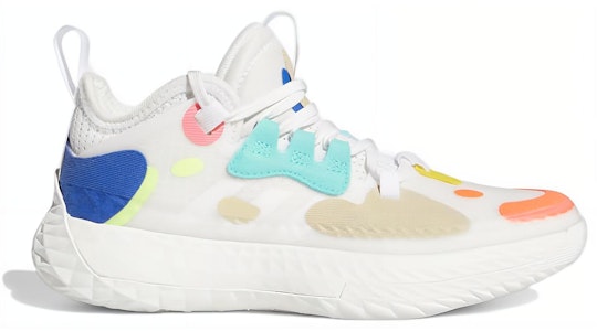 大童 adidas Harden Vol.5 J 低筒 籃球鞋 白橙 Order 大童 adidas Harden Vol.5 J 低筒 籃球鞋 白橙