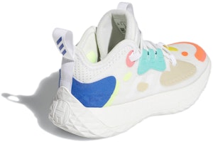 大童 adidas Harden Vol.5 J 低筒 籃球鞋 白橙 Shop 大童 adidas Harden Vol.5 J 低筒 籃球鞋 白橙