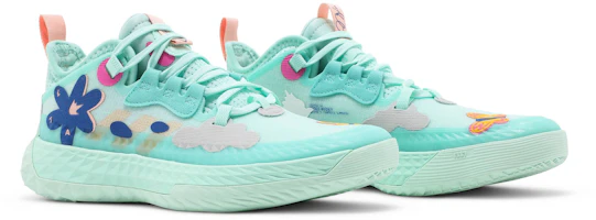 Cheap 大童 adidas Harden Vol.5 低筒籃球鞋 淺藍
