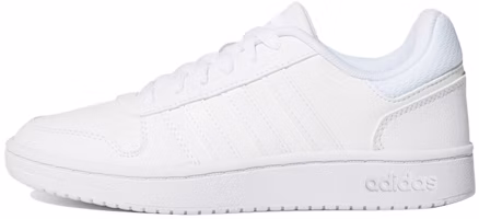 (Youth) adidas Hoops 2.0 J 'Triple White' F35891 (Youth) adidas Hoops 2.0 J 'Triple White' F35891